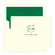 Circle Initials Foldover Note Cards Image 5 of 5